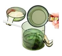 Dipping Sauce Plate and Holder, Stackable Serving Bowls, 4 pezzi Tableware Set, Compact Organizer Stand, Kitchen Accessory, Ideal for Soy, Ketchup, Jam, condimenti, Snack, Dessert Use