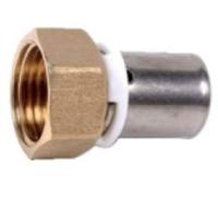 Dipra - Raccordo per dado girevole Ø 12-F15/21 crimpare