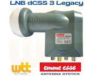 DIPROGRESS LNB DCSS / SCR PER 16 DECODER + 3 USCITE LEGACY SEPARATA