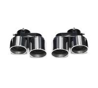 DIQXLGS 1 Paio Di Terminali Di Scarico Quad Black Silver Per G05 X5 G06 X6 G07 X7 2019+ Ugelli Per Modifica Sistema Di Scarico(Argento)