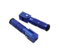 DIQXLGS 1 Paio M8 Universale Moto Posteriore Pedana Pedale Modifica Lega Di Alluminio Pedane Posteriori Veicolo Fuoristrada Bicicletta(Blu)