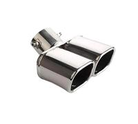 DIQXLGS 1 Pezzi Per Hyundai Per Sonata Ottava 2011 2012 2013 2014 304 Acciaio Inox Decorazione Terminale Di Scarico Silenziatore(Argento)