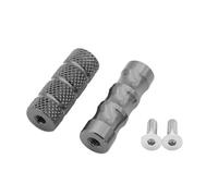 DIQXLGS 2 PEZZI Moto CNC Universale M6 Leva Cambio Racing Pedane Pedale Freno Pedale Cambio Moto Poggiapiedi Pedana Alluminio(GRIGIO)