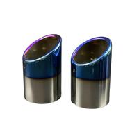 DIQXLGS 2 Pezzi Per Per KUGA 2013-2019 Accessori Per Lo Styling Dell'auto Copertura Per Marmitta In Acciaio Inox Terminale Di Scarico Ritocco Esterno(Blu)