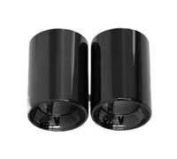DIQXLGS 2 Terminali Di Scarico Per X1 F48 2016 2017 2018 2019 2020 2021 In Acciaio Inox 304 Decorazione Per Tubo Di Scarico(NERO)