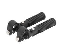 DIQXLGS 2Pz Universale Moto Leva Cambio Pedale Poggiapiedi AvvioPoggiapiedi Pad Accessori Moto Per 26mm-31mm Asta Di Protezione(NERO)