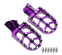 DIQXLGS Accessori Moto Pedane CNC Footpeg Pedale Ebike Per Surron Per Talaria Per Sting Per Lightbee CRF150F CRF230F (Viola)
