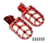 DIQXLGS Accessori Moto Pedane CNC Footpeg Pedale Ebike Per Surron Per Talaria Per Sting Per Lightbee CRF150F CRF230F (ROSSO)