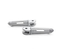 DIQXLGS Accessori moto Per Trident 660 2021-2024 Per TRIDENT660 Poggiapiedi anteriori Poggiapiedi Pedane Pedali(Argento)