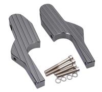 DIQXLGS Accessori Moto Poggiapiedi Passeggero Estensioni Poggiapiedi Pedane Per Vespa GT GTS 300 GTV 60 125 150 200 250 300IE(Titanio)