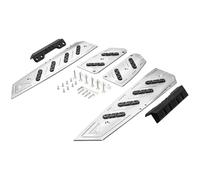 DIQXLGS Accessori Moto Poggiapiedi Pedana Passo Pedana Pedale Piastra Poggiapiedi Per Forza350 Per FORZA 350 125 NSS 350(Argento)