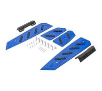 DIQXLGS Accessori Moto Poggiapiedi Pedana Passo Pedana Pedale Piastra Poggiapiedi Per Forza350 Per FORZA 350 125 NSS 350(Blu)