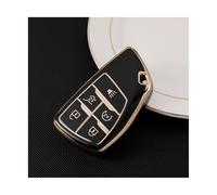 DIQXLGS Accessori Per Custodia Per Chiave Auto 5 6 Pulsanti Per Chevrolet Per Tahoe Per Suburban 2020 2021 2022 2023(NERO,5 Buttons)