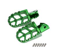 DIQXLGS Accessori Poggiapiedi Poggiapiedi Pedane Per CRF150F CRF230F CRF150 CRF230 F CRF 150F 230F 230 F 2003-2023(Verde)
