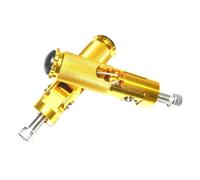 DIQXLGS Accessori Universali Per Moto CNC Alluminio Poggiapiedi Pieghevoli Pedane Posteriori Scooter Fuoristrada (Oro)