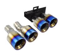 DIQXLGS Accessorio Per La Modifica Del Terminale Di Scarico Quadruplo Per F10 F11 520i 523i 525i 528i 530i Doppio Con Look M5(Blu)
