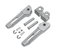 DIQXLGS Accessorio Poggiapiedi Posteriori per Motocicletta Per HP4 K42 M1000 RR K66 S 1000 R K47 K63 S1000 RR Per NineT Per Scrambler(Argento)