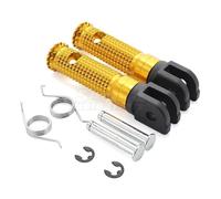 DIQXLGS Adattatori per pedane anteriori Per YAMAHA YZFR6 YZFR6S YZFR1 YZFR1M YZFR1S R6 R1 Accessori moto Pedane pedali(Oro)