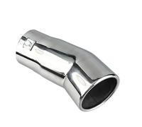 DIQXLGS Adatto Per N&issan Per X-Trail Marmitta Per Auto A Gomito Da 70 Mm Terminale Di Scarico Per Auto In Acciaio Inossidabile(Argento)