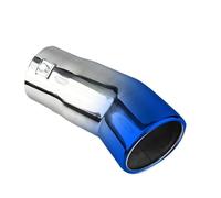 DIQXLGS Adatto Per N&issan Per X-Trail Marmitta Per Auto A Gomito Da 70 Mm Terminale Di Scarico Per Auto In Acciaio Inossidabile(Blu)