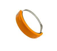 DIQXLGS Anello Antigoccia Universale Per Scarico Moto Fuoristrada Di Protezione Per Scarico Copertura Antiusura(Arancia)