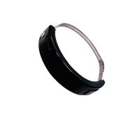 DIQXLGS Anello Antigoccia Universale Per Scarico Moto Fuoristrada Di Protezione Per Scarico Copertura Antiusura(NERO)