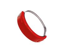 DIQXLGS Anello Antigoccia Universale Per Scarico Moto Fuoristrada Di Protezione Per Scarico Copertura Antiusura(ROSSO)
