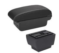 DIQXLGS Box Bracciolo Auto Per S&koda Per Fabia Bracciolo Per Fabia 3 III 2015 2016 2017 2018 2019 2020 2021 Scatola Di Immagazzinamento Parti Retrofit(B3 Nero bianco 3USB)