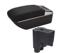 DIQXLGS Box Bracciolo Auto Scatola Di Archiviazione Centrale Braccio Di Contenimento Per Daihatsu Per Sirion Per Materia 2007-2015(A2 Nero nero 7USB)