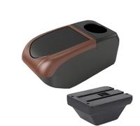 DIQXLGS Box Bracciolo Centrale Per MG ZS Accessori Interni Per Auto Con Porta USB(B3 Brown frame 6USB)