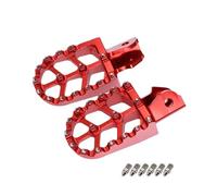 DIQXLGS CNC Aluminum Foot Pegs Rest Footpegs Electric Motorcycle Per SurRon Per Sur-Ron Per Light Bee X S Per Talaria(ROSSO)