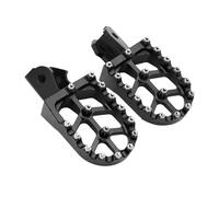 DIQXLGS CNC Poggiapiedi Poggiagambe Pedane Staffa Per SurRon Per Light Bee X Per Light Bee S Elettrico Motocross Universale(NERO)