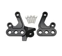 DIQXLGS CNC Poggiapiedi Poggiagambe Pedane Staffa Per SurRon Per Light Bee X Per Light Bee S Elettrico Motocross Universale(Parentesi sinistra destra)