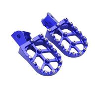 DIQXLGS CNC Poggiapiedi Poggiagambe Pedane Staffa Per SurRon Per Light Bee X Per Light Bee S Elettrico Motocross Universale(Blu)