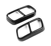 DIQXLGS Copertura Decorativa Per Terminale Di Scarico Marmitta Per F01 Serie 7 730i 740i 750i 760i 2009 2010 2011 2012 2013 2014(NERO)