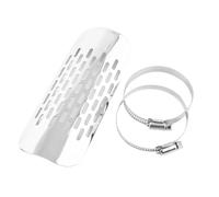 DIQXLGS Copertura Protettiva Antiscottatura Per Tubo Di Scarico Del Veicolo Fuoristrada Protezione Termica Modificata Universale Per Motociclette(Argento)