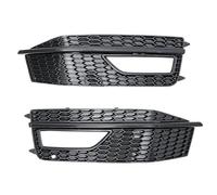 DIQXLGS Coppia Di Griglie Fendinebbia Inferiori Per Paraurti Anteriore Nero Lucido 8K0807681P 8K0807682P Per A4 B8 S-Line S4 2013 2014 2015 DIQXLGS(NERO)