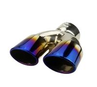 DIQXLGS Decorazione Uscita Scarico Acciaio Inox 304 Per Hyundai Per Sonata YF 2010 2011 2012 2013 2014(Blu)