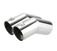 DIQXLGS Doppi Tubi Acciaio Inox Terminali Di Scarico Punte Silenziatore Per VW Per Jetta Per Golf 4 Per Bora 1998-2004 Tubo Di Scarico Auto