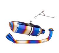 DIQXLGS Kit Di Aggiornamento Per Tubo Di Scarico Slip-on Semi-blu Per Moto Accessori Modificati Per HUSKY ADV 150(Style D)