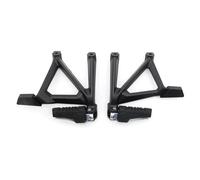 DIQXLGS Kit Poggiapiedi Passeggero Posteriore Moto Per B&MW R1250GS R1200GS R1250 GS 1200GS LC Per Adventure 2013-2024(NERO)