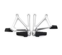 DIQXLGS Kit Poggiapiedi Passeggero Posteriore Moto Per B&MW R1250GS R1200GS R1250 GS 1200GS LC Per Adventure 2013-2024(Argento)