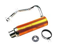 DIQXLGS Marmitta Di Scarico Per Moto Per GY6 50 80 GY6 GY6 50cc 139QMB QMB139 1P39QMB 4 Tempi, Accessori Per Modifiche(Oro)