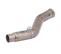 DIQXLGS Modificato Attacco Da 51 Mm GP Escape Moto Raccordo Centrale Laterale Terminale Di Scarico Slip-On Per Y&amaha YZF-R1 YZF R1 2009-2014(Stile B)