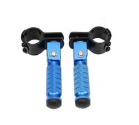 DIQXLGS Moto 1 Paio Pedali Piede Motore Elettrico Pedala Ripiegabile Pedane Bambino Pedala Pieghevole Per Scooter E Moto Elettrica(Blu)