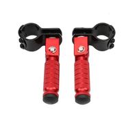 DIQXLGS Moto 1 Paio Pedali Piede Motore Elettrico Pedala Ripiegabile Pedane Bambino Pedala Pieghevole Per Scooter E Moto Elettrica(ROSSO)