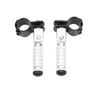 DIQXLGS Moto 1 Paio Pedali Piede Motore Elettrico Pedala Ripiegabile Pedane Bambino Pedala Pieghevole Per Scooter E Moto Elettrica(Argento)