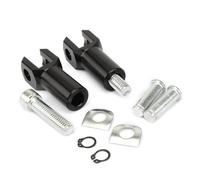 DIQXLGS Moto 2.25" Poggiapiedi Passeggero Supporto Montaggio Clevis Kit Per Harley Per Softail Fat Boy Per Heritage 2000-2006(NERO)