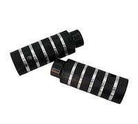 DIQXLGS Moto 38X110mm Pedale posteriore rotondo in alluminio Per Z50 Z50A Z50J Z50R Ricambi moto bicicletta(NERO)