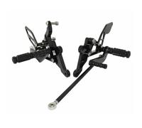 DIQXLGS Moto CNC Regolabile Pilota Set Posteriori Rearset Poggiapiedi Supporti Piedi Per Yamaha YZF R6 2003 2004 2005